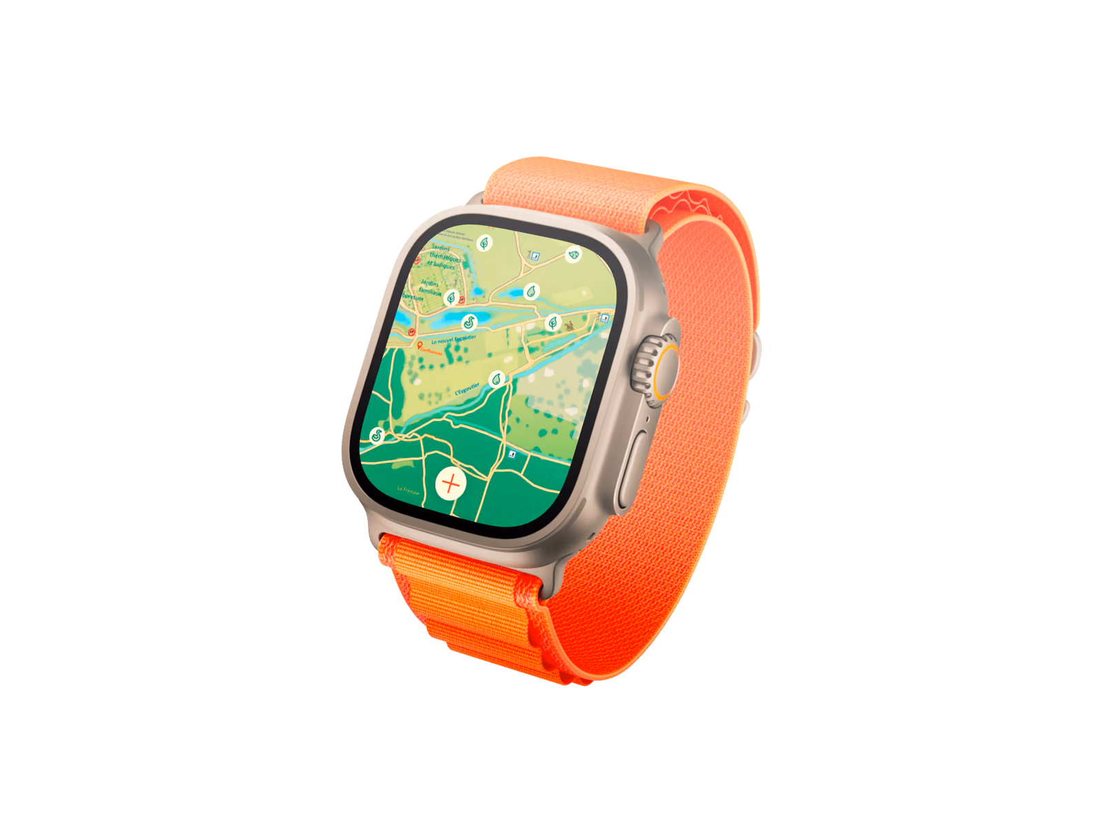 watch showing the app