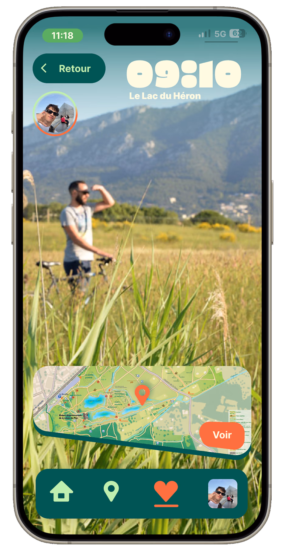 App stories screen