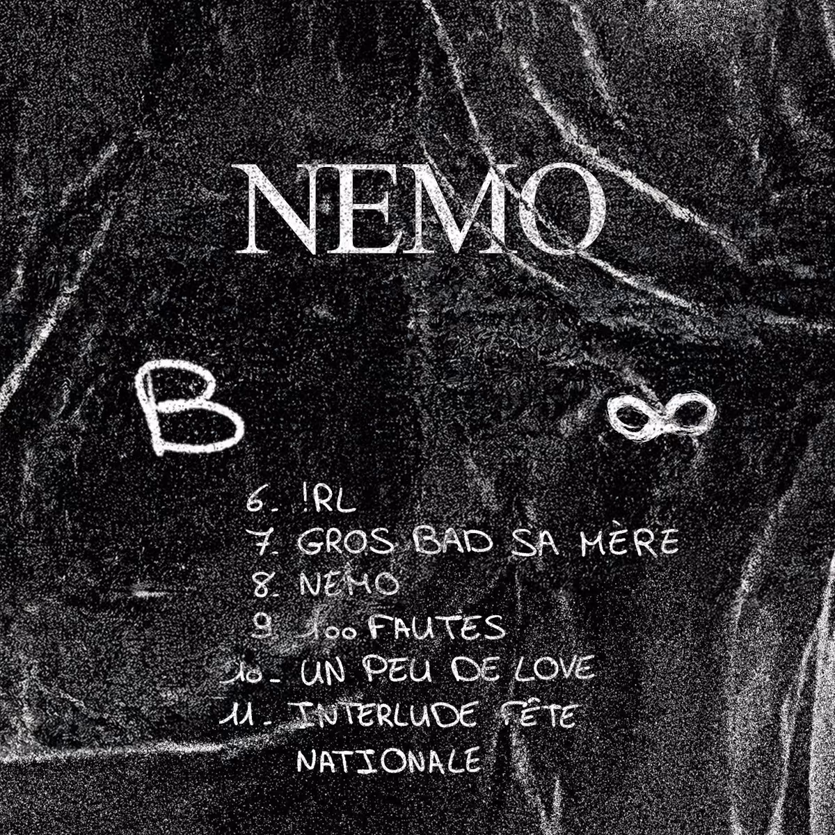 Pochette du vinyle Nemo, face B